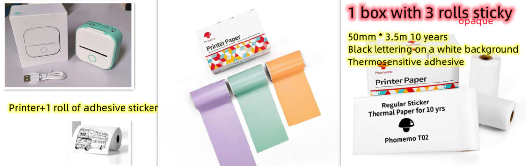 Portable Mini Thermal Label Printer 1