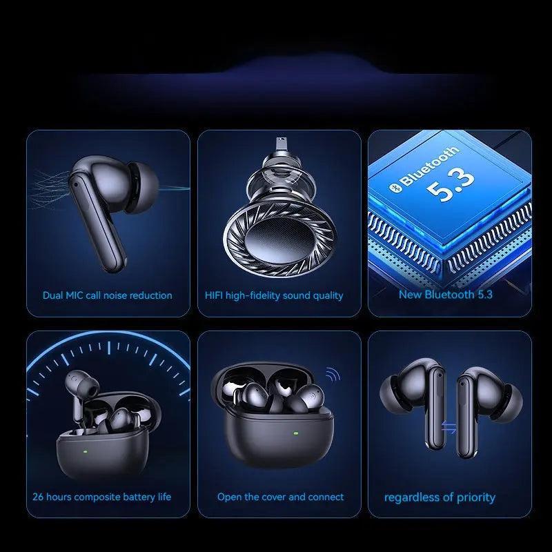 Wireless Bluetooth Noise Reduction In-ear Headphones 1