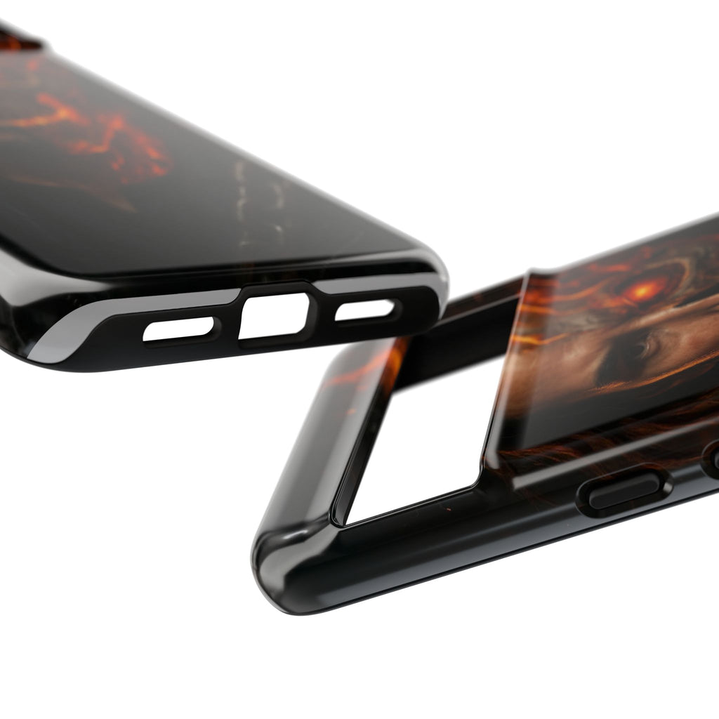 Ghost Rider Phone Case – Fiery Skull Design for iPhone, Samsung & Google Pixel | Shockproof, MagSafe & Ultra Grip Protection Printify