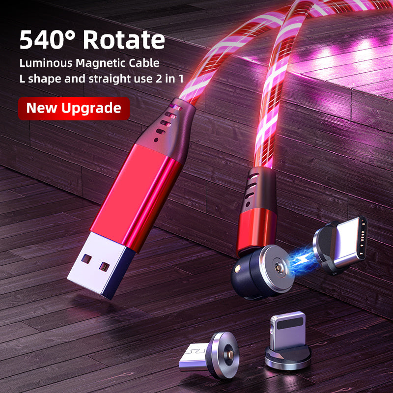 540 Rotate Luminous Magnetic Cable 1