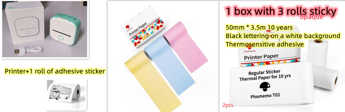 Portable Mini Thermal Label Printer 1