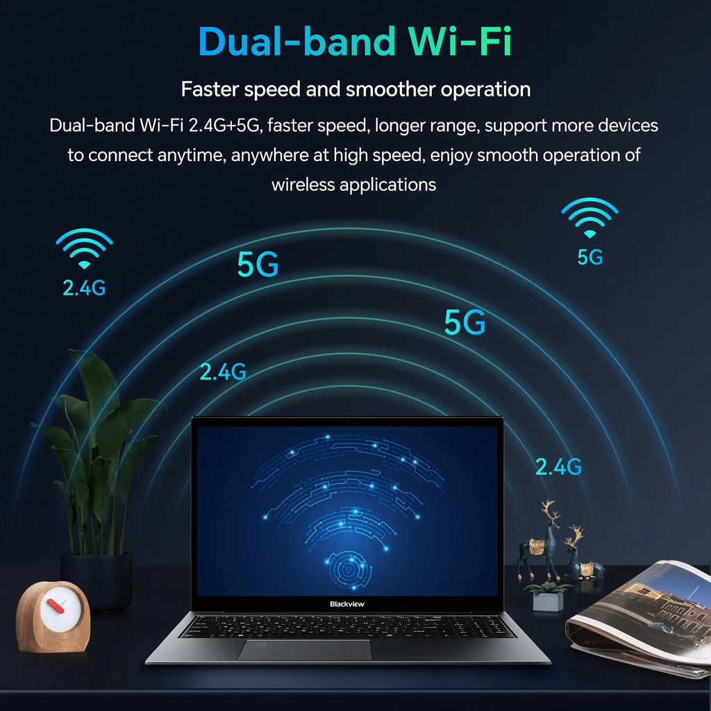 Blackview AceBook 8 Laptop 15.6" 12th Gen Intel Alder Lake N97 16GB RAM 512GB SSD + expansion up to 1TB Windows 11 Home 15.6" Nvxstore