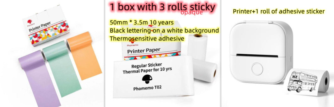 Portable Mini Thermal Label Printer 1