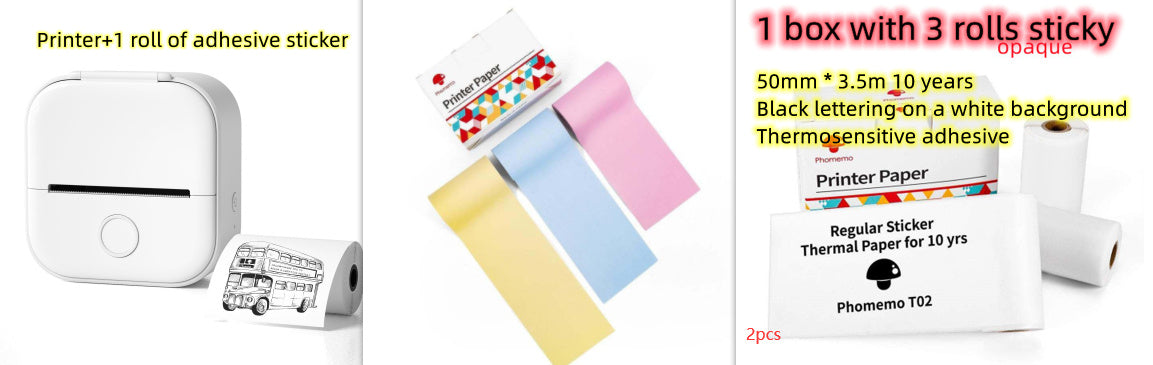 Portable Mini Thermal Label Printer 1